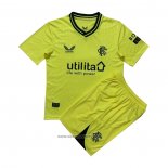 Rangers Goalkeeper Shirt Kids 2023-2024 Yellow