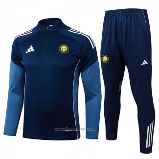 Sweatshirt Tracksuit Al Nassr Kids 2025-2026 Blue