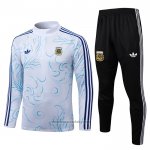 Sweatshirt Tracksuit Argentina Kids 2026-2027 White