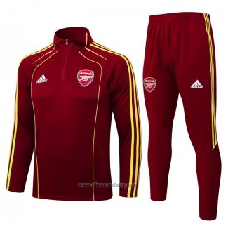 Sweatshirt Tracksuit Arsenal Kids 2025-2026 Red Yellow