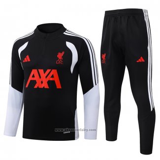 Sweatshirt Tracksuit Liverpool Kids 2026-2027 Black