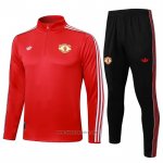 Sweatshirt Tracksuit Manchester United 2025-2026 Red