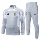 Sweatshirt Tracksuit Real Madrid 2025-2026 Grey White