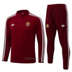 Sweatshirt Tracksuit Spain Kids 2026-2027 Red