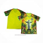 Thailand Brazil Jesus Shirt 2025-2026 Yellow Green