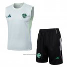 Tracksuit Al-ahli Saudi Without Sleeves 2025-2026 White