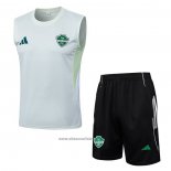 Tracksuit Al-ahli Saudi Without Sleeves 2025-2026 White