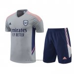Tracksuit Arsenal Short Sleeve 2022-2023 Grey - Shorts
