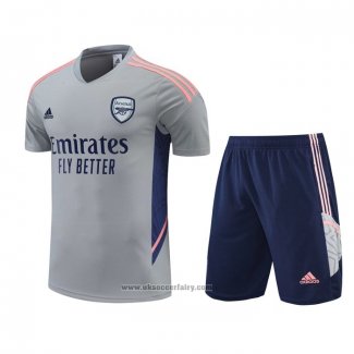 Tracksuit Arsenal Short Sleeve 2022-2023 Grey - Shorts