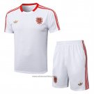 Tracksuit Bayern Munich 125 Aniversario Short Sleeve 2025-2026 White - Shorts