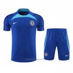 Tracksuit Chelsea Short Sleeve 2022-2023 Blue - Shorts