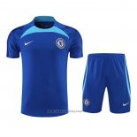 Tracksuit Chelsea Short Sleeve 2022-2023 Blue - Shorts