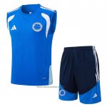 Tracksuit Cruzeiro Without Sleeves 2025-2026 Blue