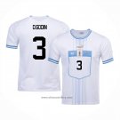 Uruguay Player D.godin Away Shirt 2022