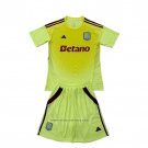 Aston Villa Goalkeeper Shirt Kids 2025-2026 Yellow