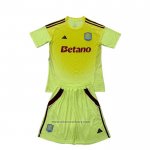 Aston Villa Goalkeeper Shirt Kids 2025-2026 Yellow