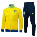 Jacket Tracksuit Brazil Kids 2025-2026 Yellow