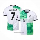 Liverpool Player Luis Diaz Away Shirt 2023-2024