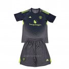 Manchester United Away Goalkeeper Shirt Kids 2025-2026 Black