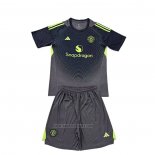 Manchester United Away Goalkeeper Shirt Kids 2025-2026 Black