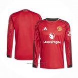 Manchester United Home Shirt Long Sleeve 2025-2026
