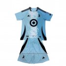 Minnesota United Away Shirt Kids 2025