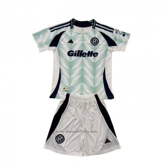 New England Revolution Away Shirt Kids 2025