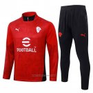 Sweatshirt Tracksuit AC Milan Kids 2025-2026 Red