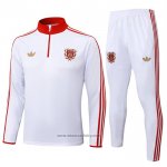 Sweatshirt Tracksuit Bayern Munich Kids 2025-2026 White