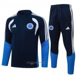 Sweatshirt Tracksuit Cruzeiro Kids 2026-2027 Dark Blue