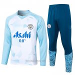 Sweatshirt Tracksuit Manchester City 2024 Blue and White