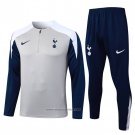 Sweatshirt Tracksuit Tottenham Hotspur Kids 2025-2026 Grey Blue