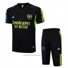 Tracksuit Arsenal Short Sleeve 2023-2024 Black - Shorts