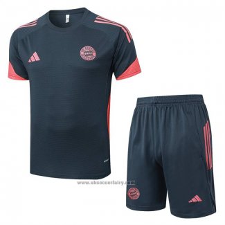 Tracksuit Bayern Munich Short Sleeve 2025-2026 Grey Dark - Shorts