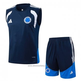 Tracksuit Cruzeiro Without Sleeves 2025-2026 Blue