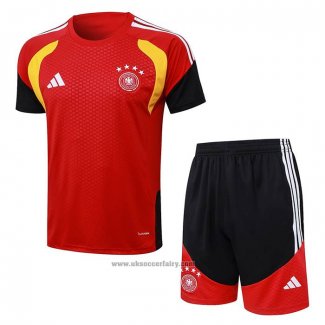 Tracksuit Germany Short Sleeve 2025-2026 Red - Shorts
