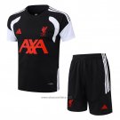 Tracksuit Liverpool Short Sleeve 2026-2027 Black - Shorts