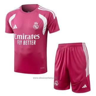 Tracksuit Real Madrid Short Sleeve 2026-2027 Pink - Shorts