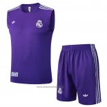 Tracksuit Real Madrid Without Sleeves 2025-2026 Purple