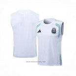 Training Shirt Argentina Without Sleeves 2025-2026 White