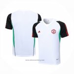 Training Shirt Manchester United 2023-2024 White and Black