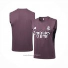 Training Shirt Real Madrid Without Sleeves 2025-2026 Grey Purple