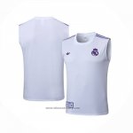 Training Shirt Real Madrid Without Sleeves 2025-2026 White Purple