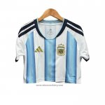 Argentina Home Shirt Womens Cropped 2026