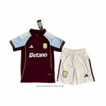 Aston Villa Home Shirt Kids 2025-2026