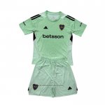 Boca Juniors Goalkeeper Shirt Kids 2025 Green