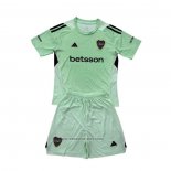 Boca Juniors Goalkeeper Shirt Kids 2025 Green