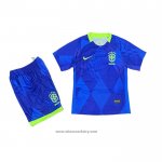Brazil Away Shirt Kids 2025
