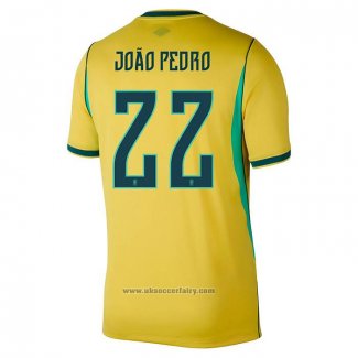 Brazil Player Joao Pedro Home Shirt 2026