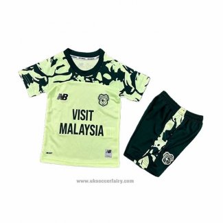 Cardiff City Away Shirt Kids 2025-2026